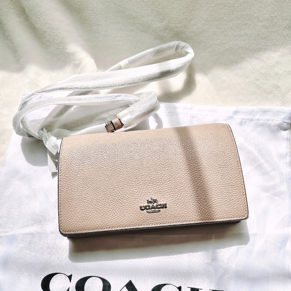 Brand-new with tag COACH Anna Foldover Crossbody Clutch - Picture 2 of 8